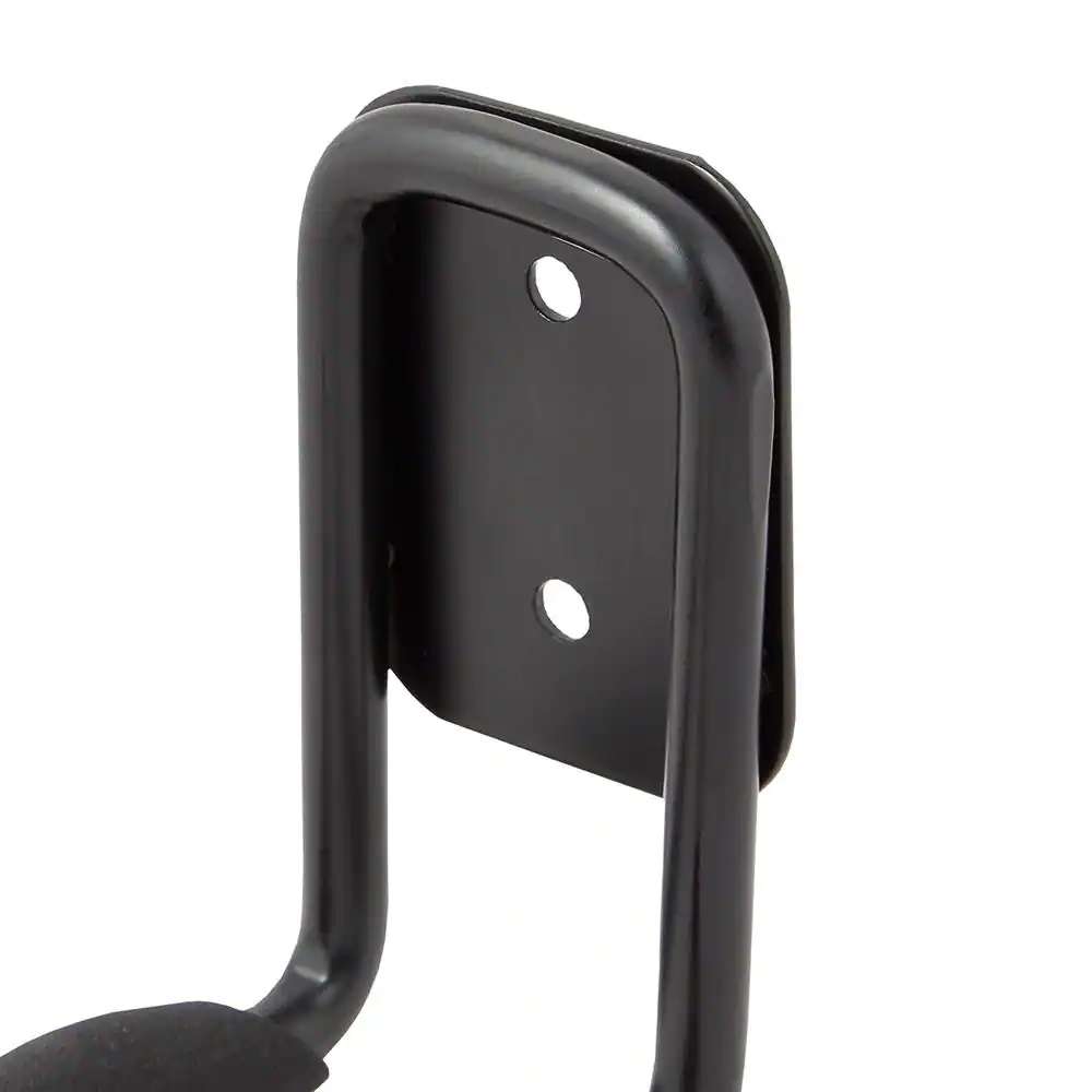 Husky 50 lbs. Heavy-Duty Wall-Mounted Black Steel Cooler Hook with Mounting Hardware