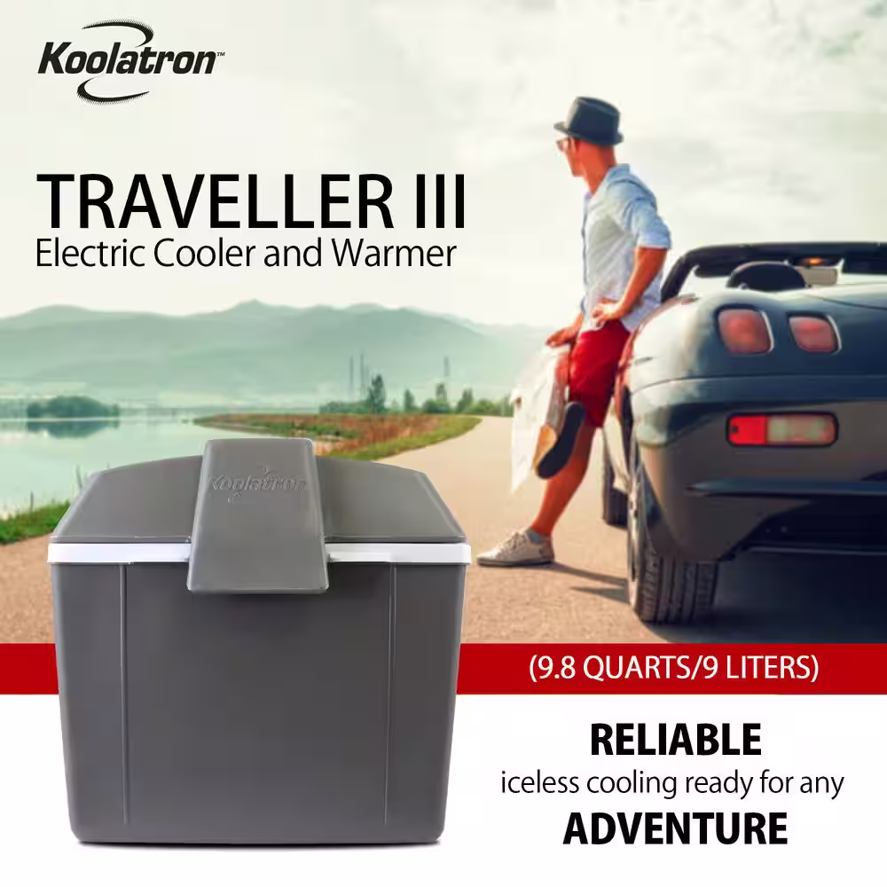 Koolatron 8 Qt. (7L) Traveller III Thermoelectric Cooler