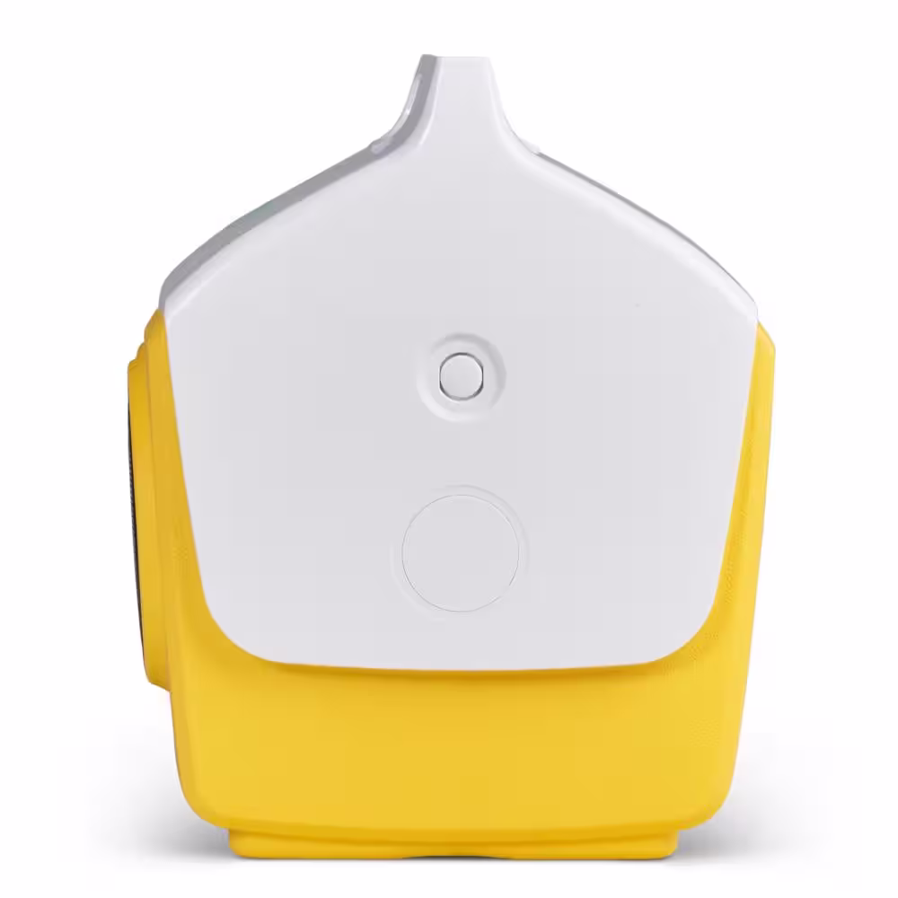 IGLOO Playmate Classic KoolTunes 14 qt. Yellow and White with Hot Pink Chest Cooler