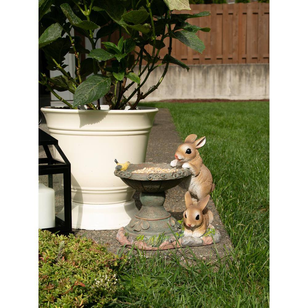 Zingz & Thingz Playful Bunnies Bird Feeder
