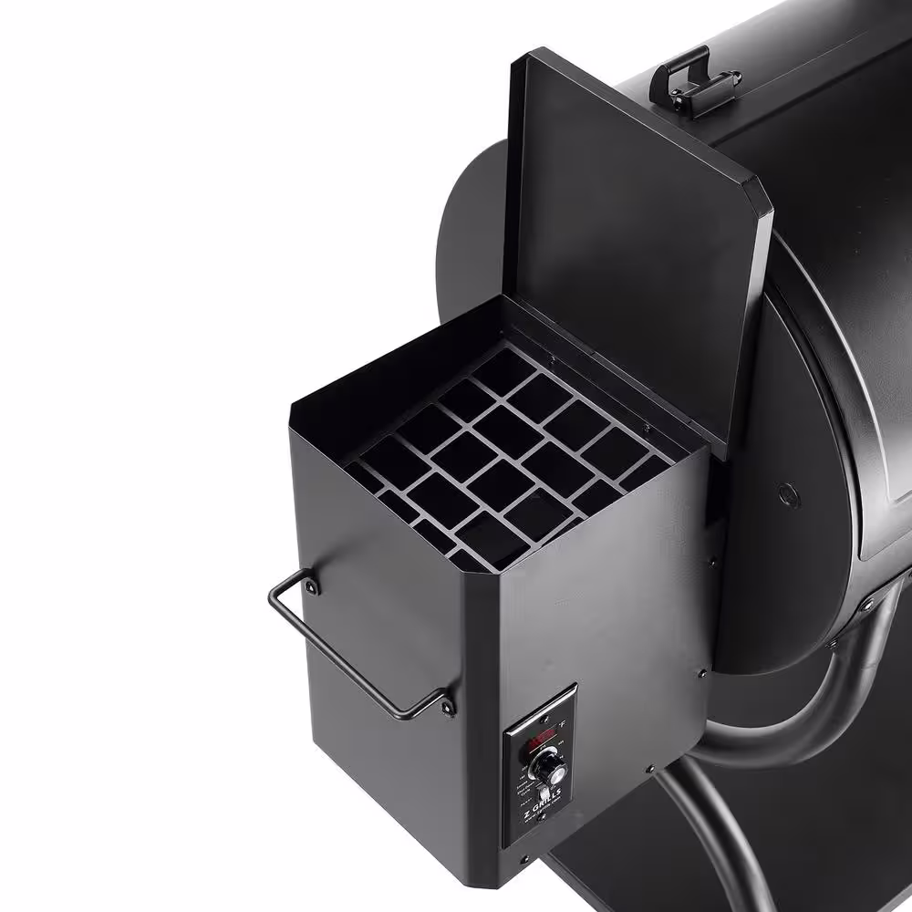 Z GRILLS 585 sq. in. Pellet Grill and Smoker in Black