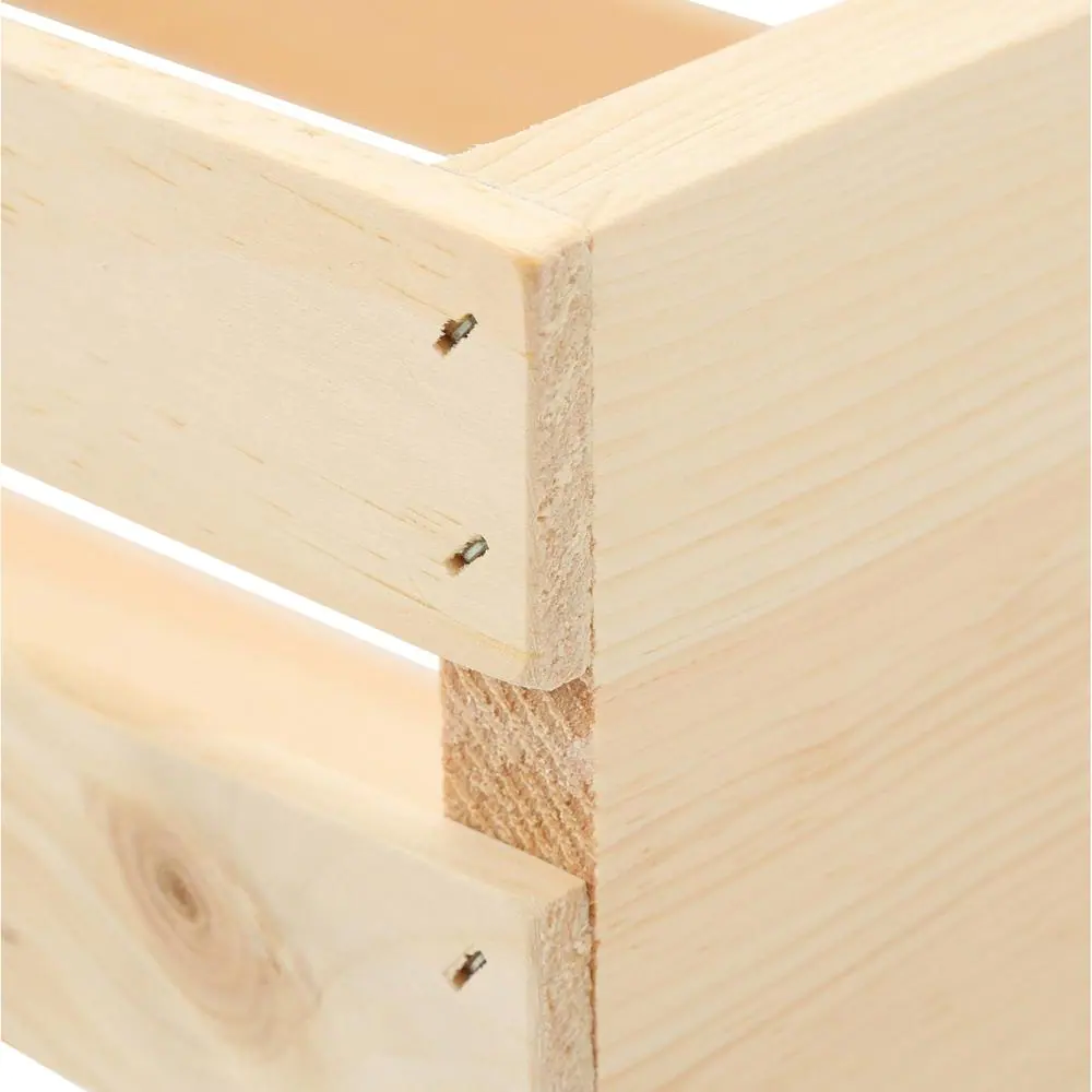 Crates & Pallet Crates and Pallet 18 in. x 12.5 in. x 9.5 in. Large Wood Crate