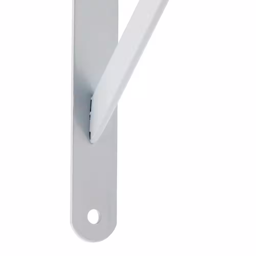 Everbilt 18 in. x 16 in. White Heavy-Duty Shelf Bracket