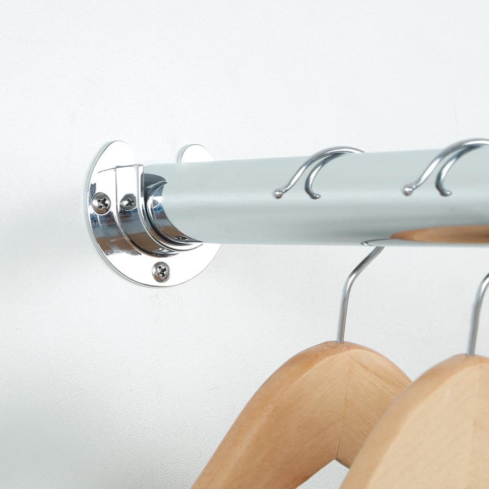 Everbilt 1-5/16 in. Heavy-Duty Chrome Closet Pole Sockets (2-Pack)