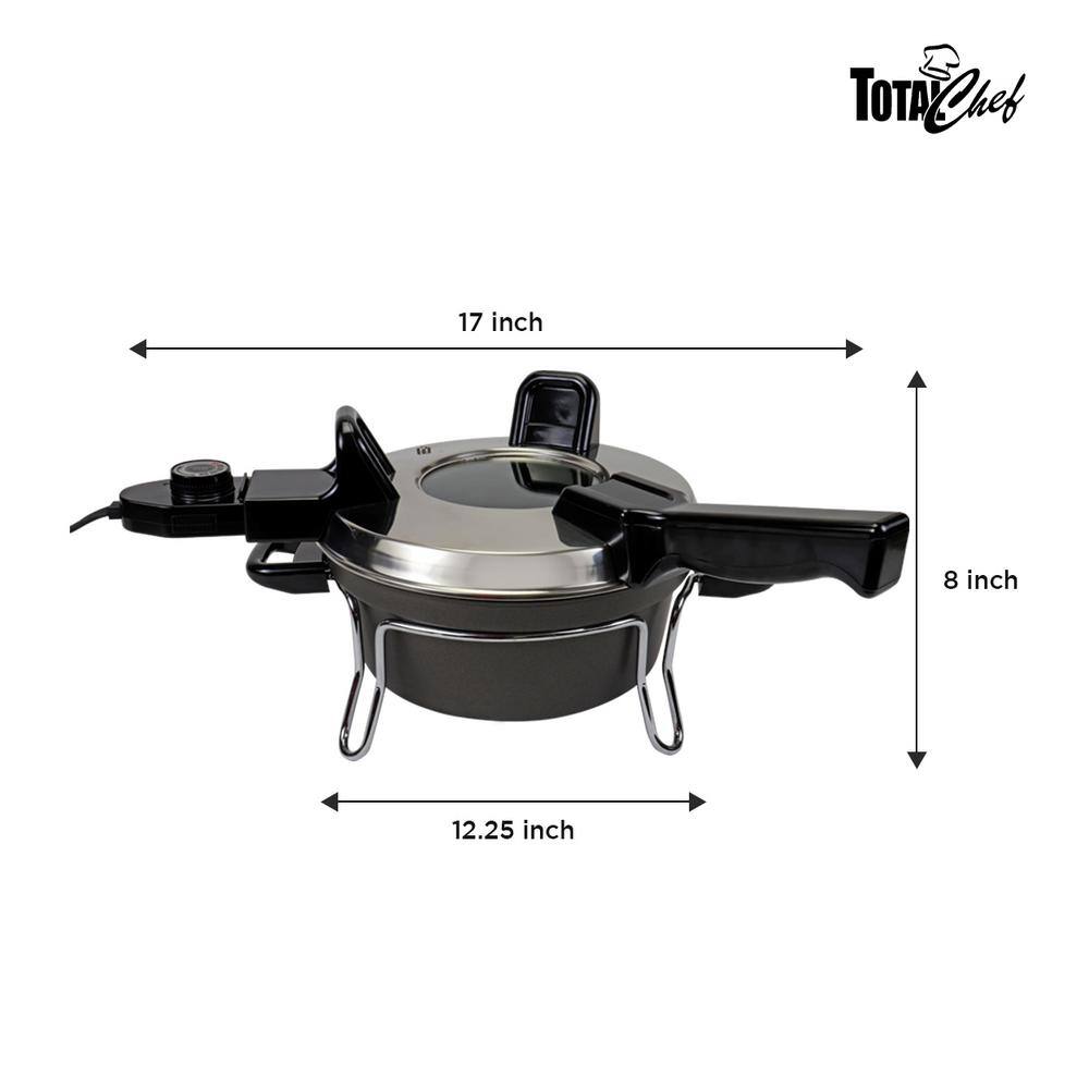 Total Chef Czech Cooker Electric Oven, Classic European Multicooker with Adjustable Temperature