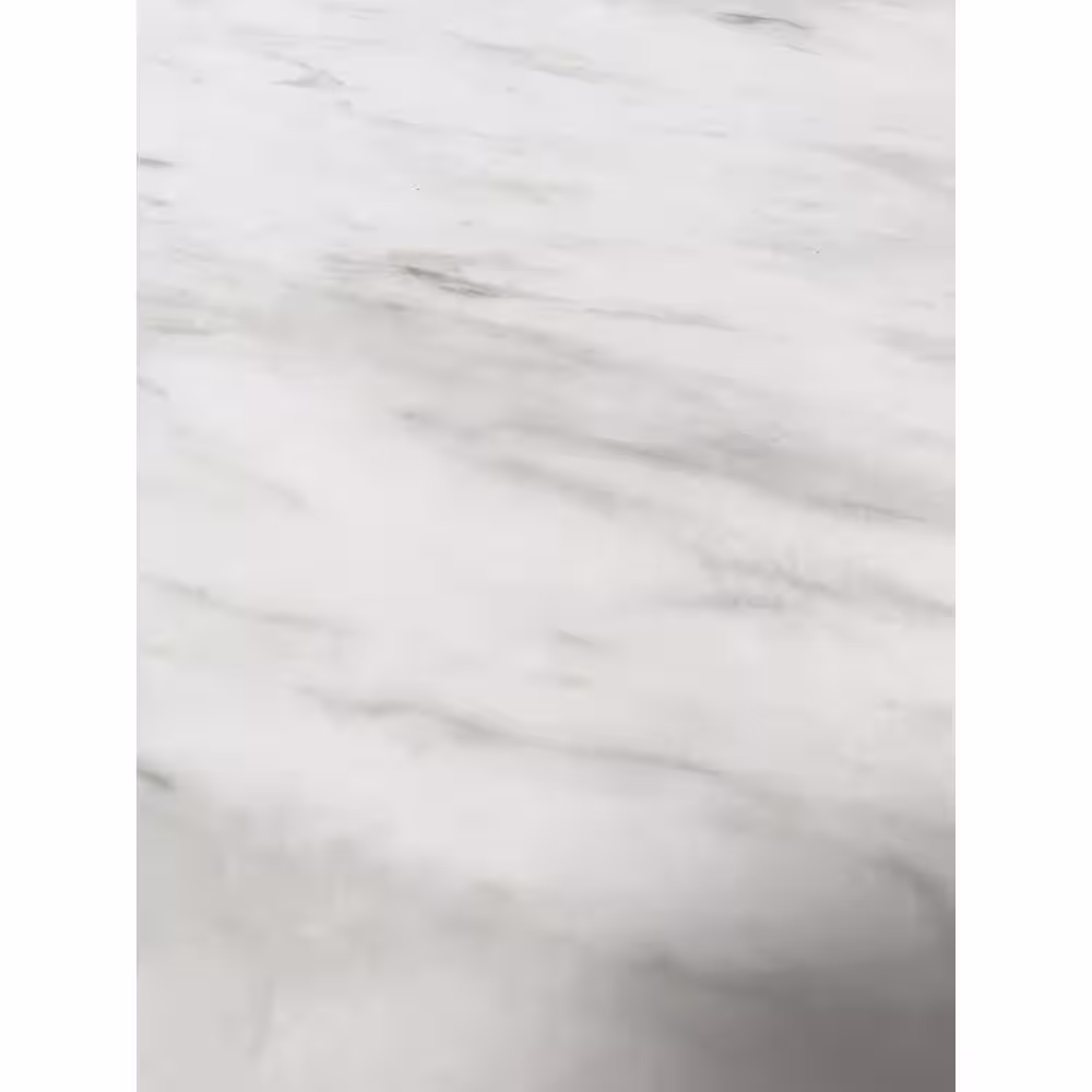 None Lexington 47 .5 in. L White Rectangle Faux Marble Coffee Table