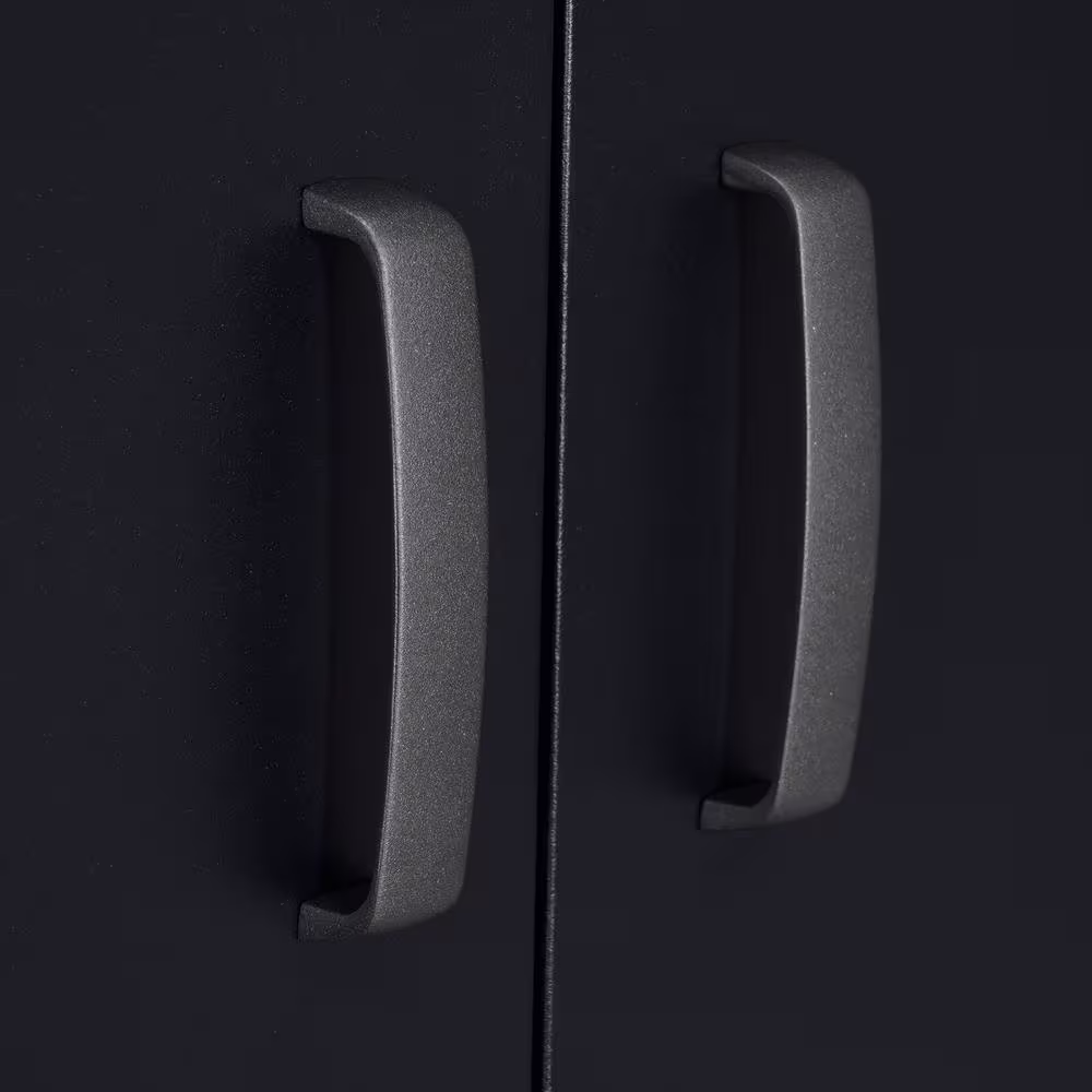 STACK-ON Modular Garage Cabinets with Shelf - Black