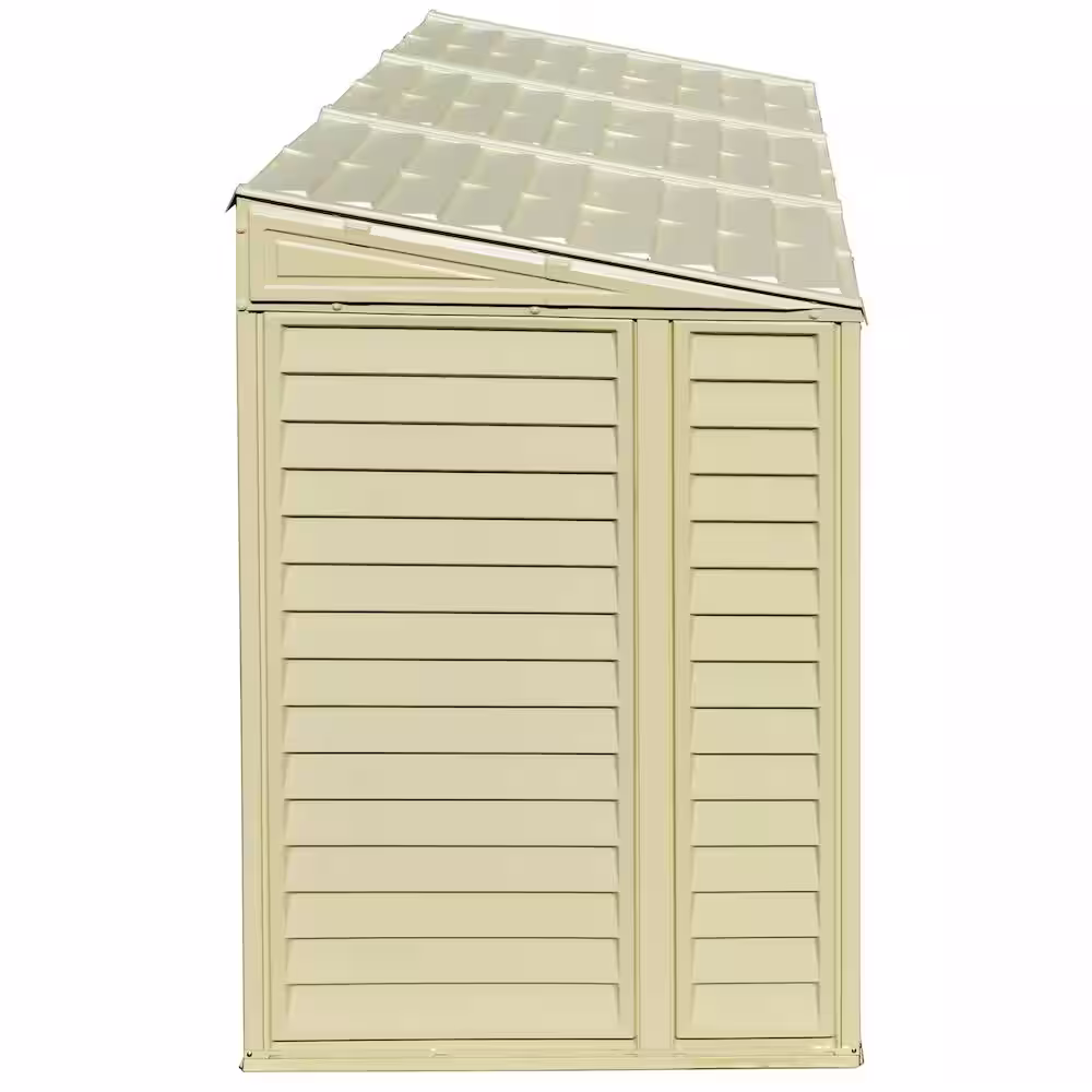 Duramax Building Products Sidemate 4 ft. x 8 ft. Vinyl Shed with Foundation 29.25 sq. ft.