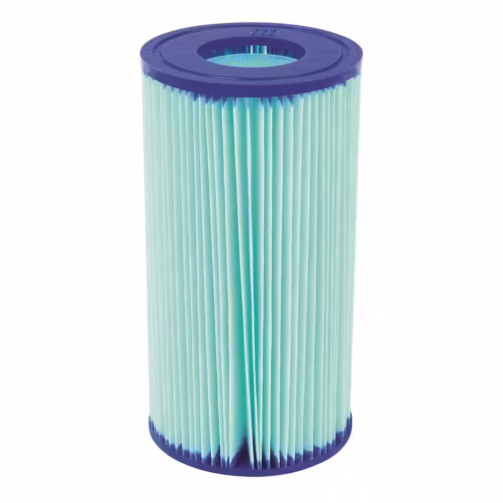 Bestway 18 ft. Power Steel Swimming Pool Set with Surface Skimmer Debris Cleaner