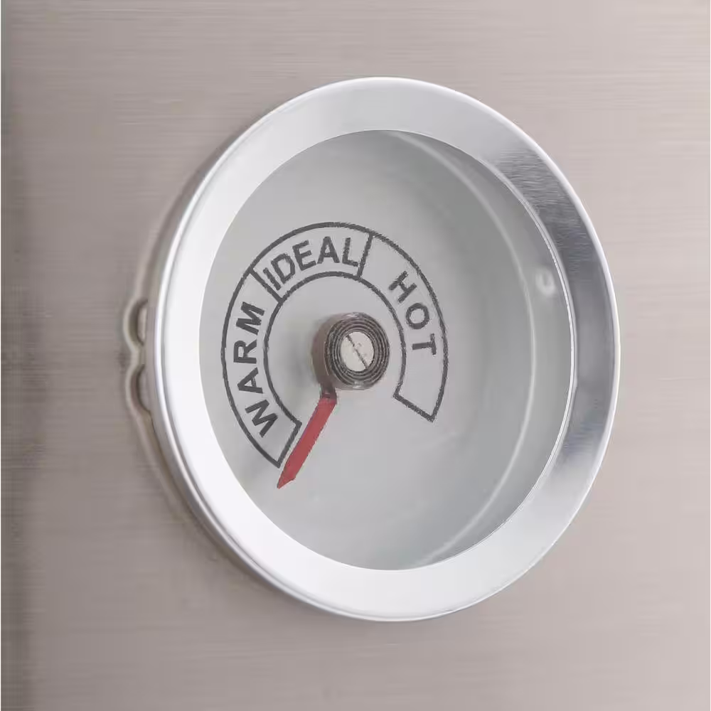 Americana Double Grid Charcoal Water Smoker in Stainless Steel