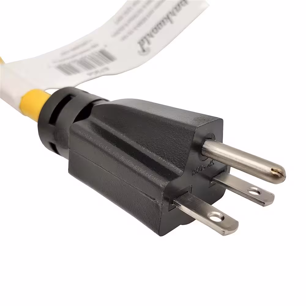 parkworld 3 ft. SJTW 12/3 20 Amp 250-Volt NEMA 6-15 Indoor/Outdoor Extension Cord