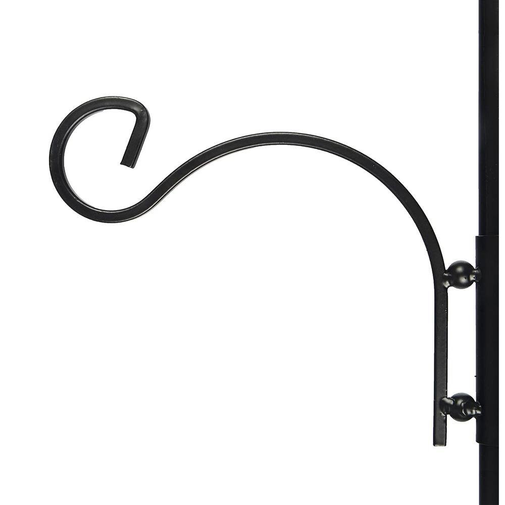 None 92 in. Tall, Deluxe Bird Feeding Station and Birdbath Kit, 4 Sided Hook