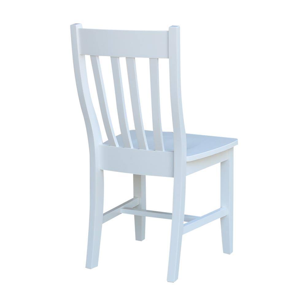 International Concepts Cafe Pure White Dining Chair (Set of 2)