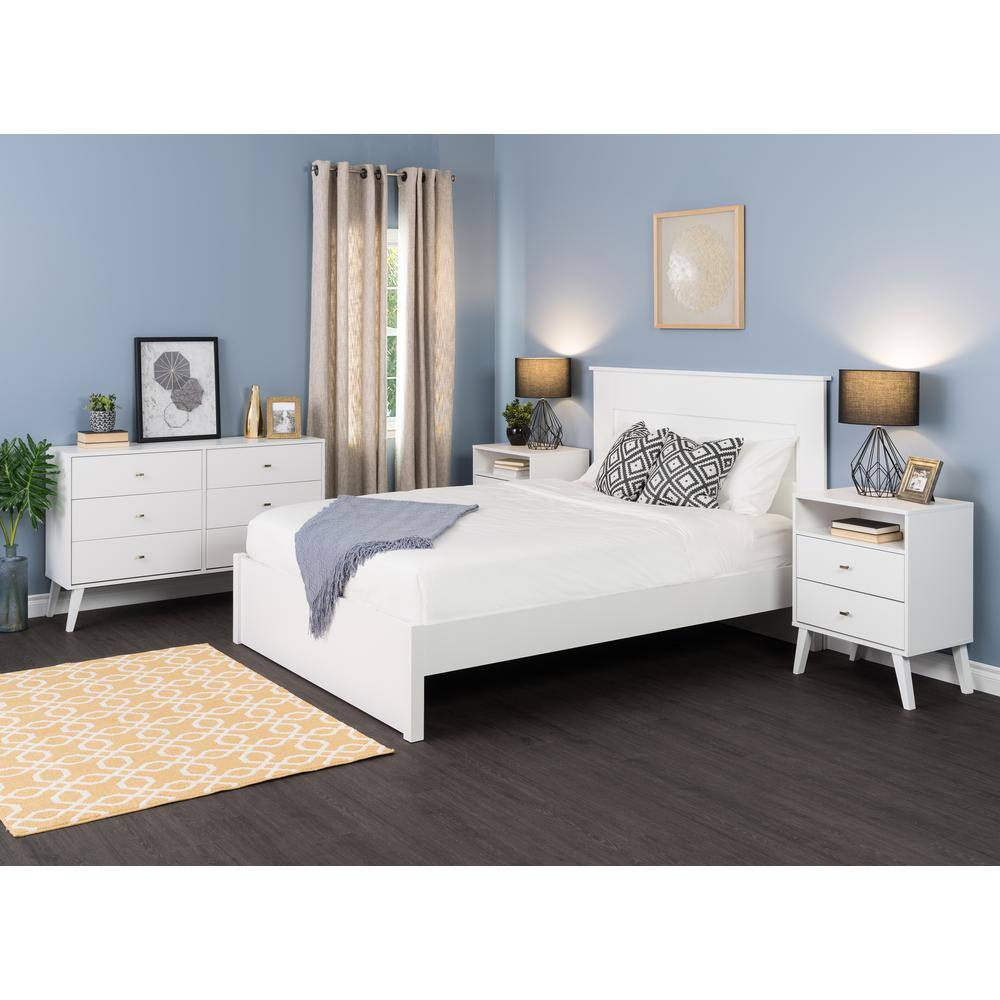 None 6-Drawer Milo Mid Century Modern Dresser