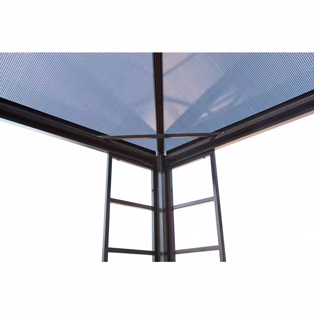 Sojag Turia 10 ft. x 12 ft. Grey Steel Framed Gazebo