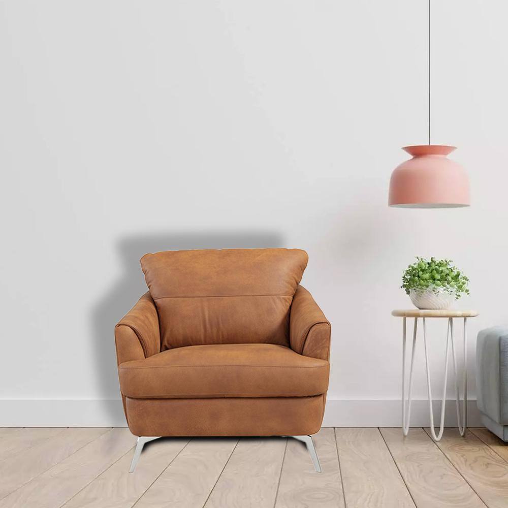 Acme Furniture Safi Cappuccino Leather Armchair