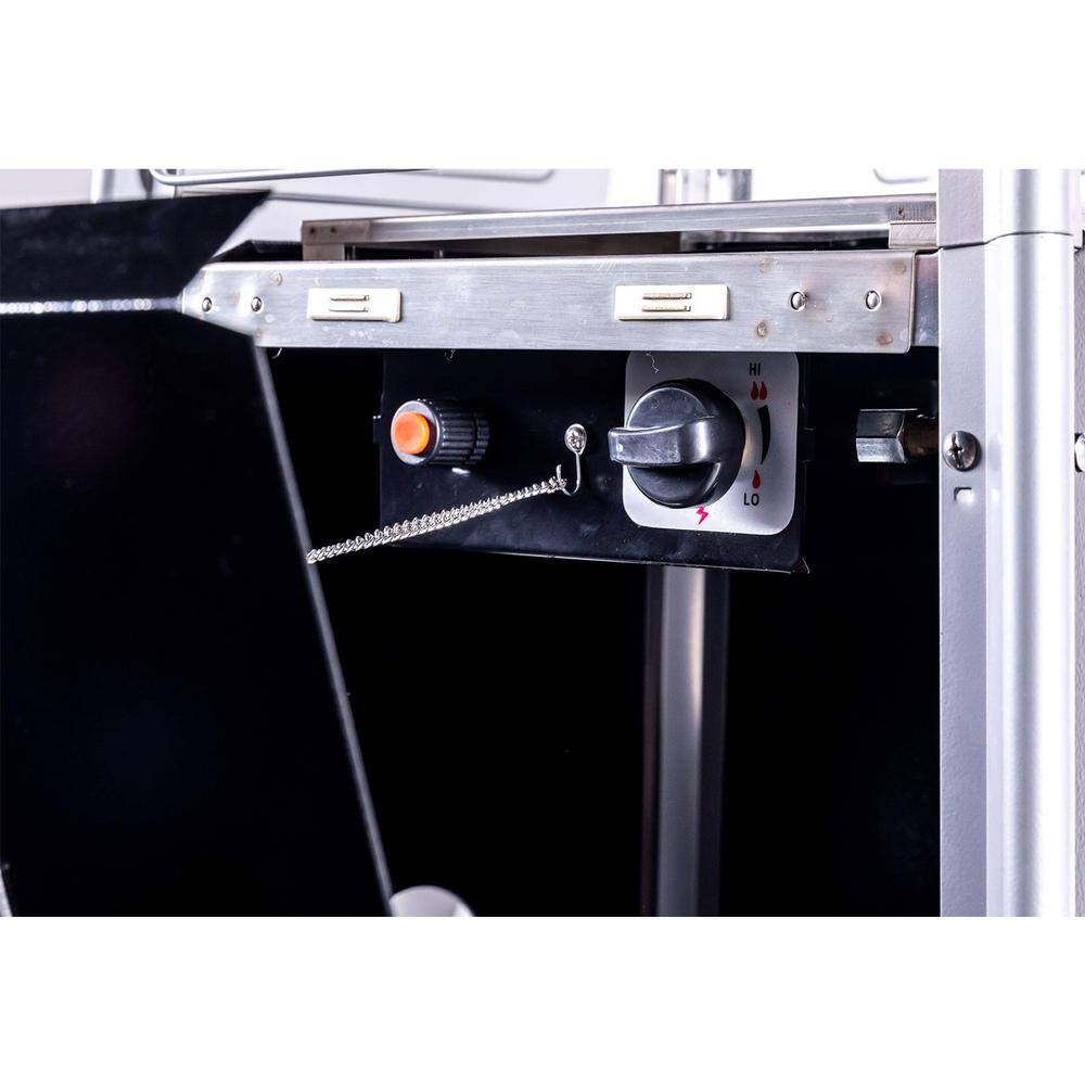 None 40000BTU Quartz Glass Tube Patio Heater in Brown