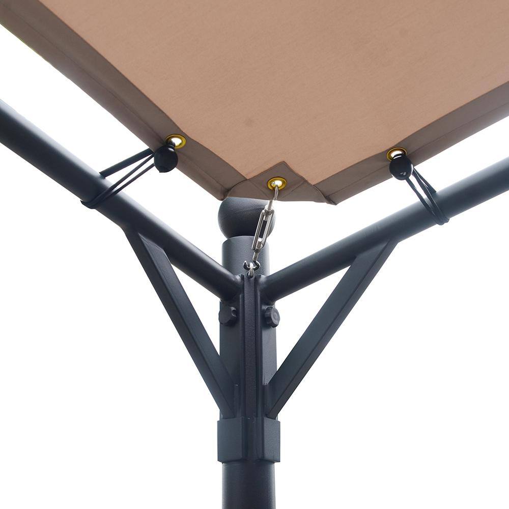 None 11 ft. x 11 ft. Steel Butterfly Gazebo