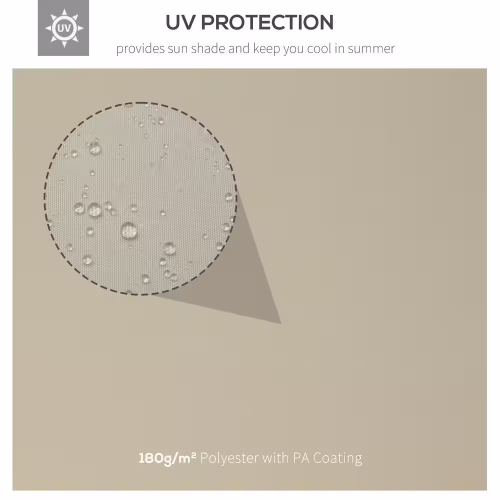 Outsunny Polyester Gazebo Replacement Canopy