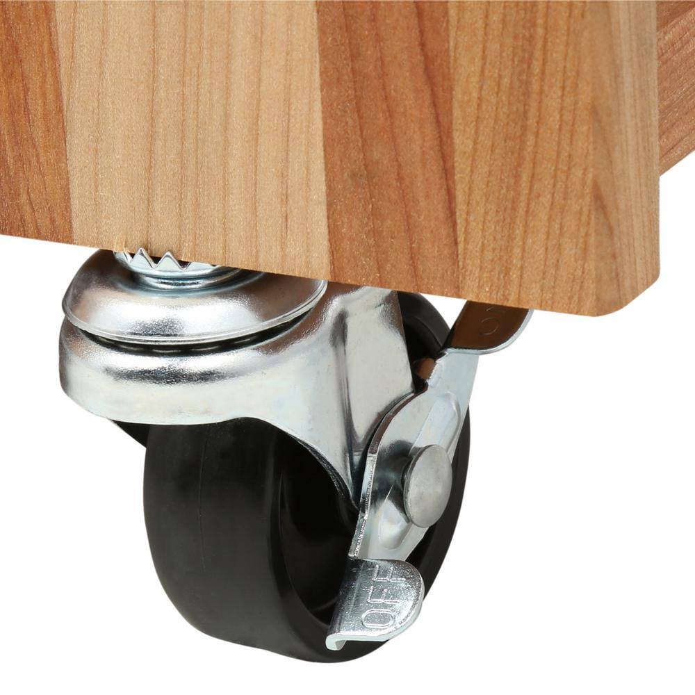 Catskill Craftsmen 38 in. wide Butcher Block Kitchen Island with Deep Drawers