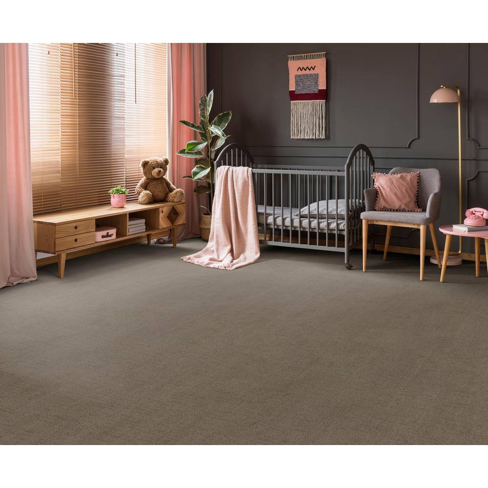 Home Decorators Collection Wheatfield - Parchment - Beige 34 oz. SD Polyester Pattern Installed Carpet