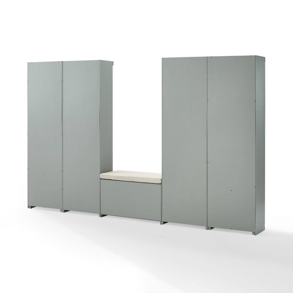 CROSLEY FURNITURE Harper Gray 6-Piece Hall Tree Set