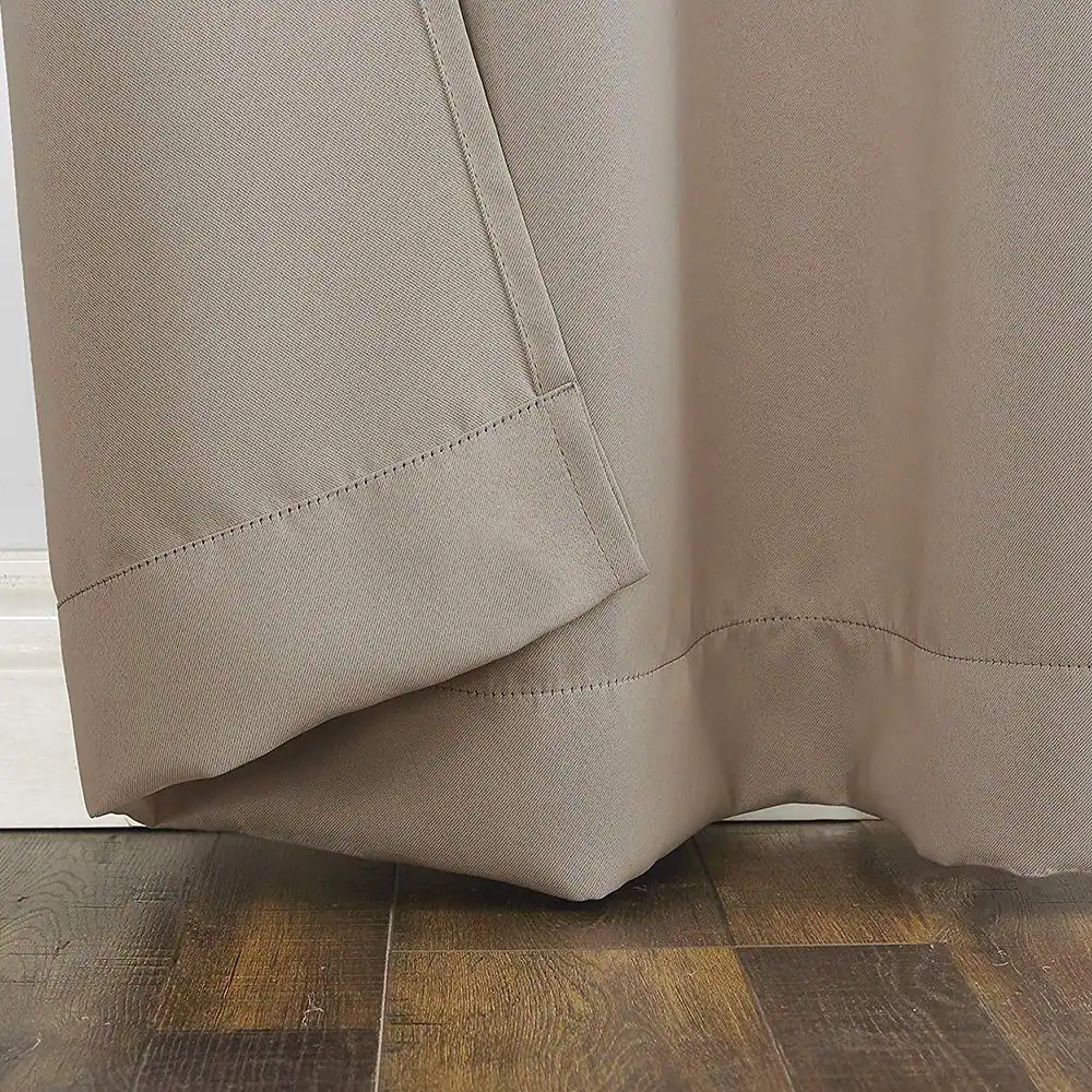 Sun Zero Stone Thermal Extra Wide Blackout Curtain - 100 in. W x 84 in. L