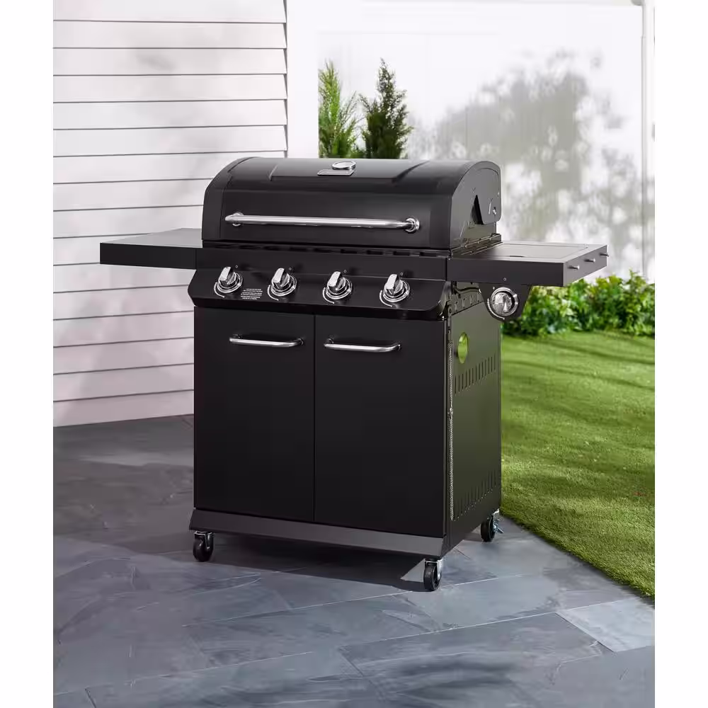 Dyna-Glo Premier 4-Burner Propane Gas Grill in Black