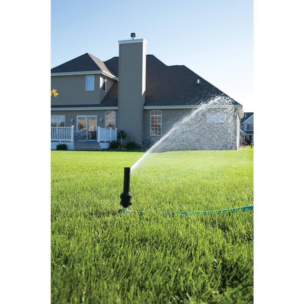 Rain Bird Gear Drive Rotary Sprinkler on Spike with Rain Curtain Technology
