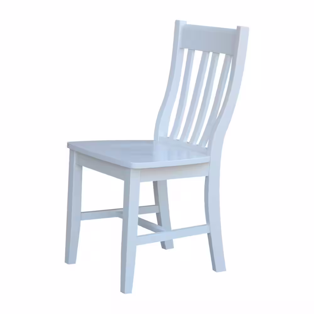 International Concepts Cafe Pure White Dining Chair (Set of 2)