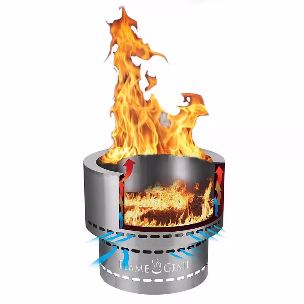 HY-C Flame Genie 13.5 in. Wood Pellet Fire Pit