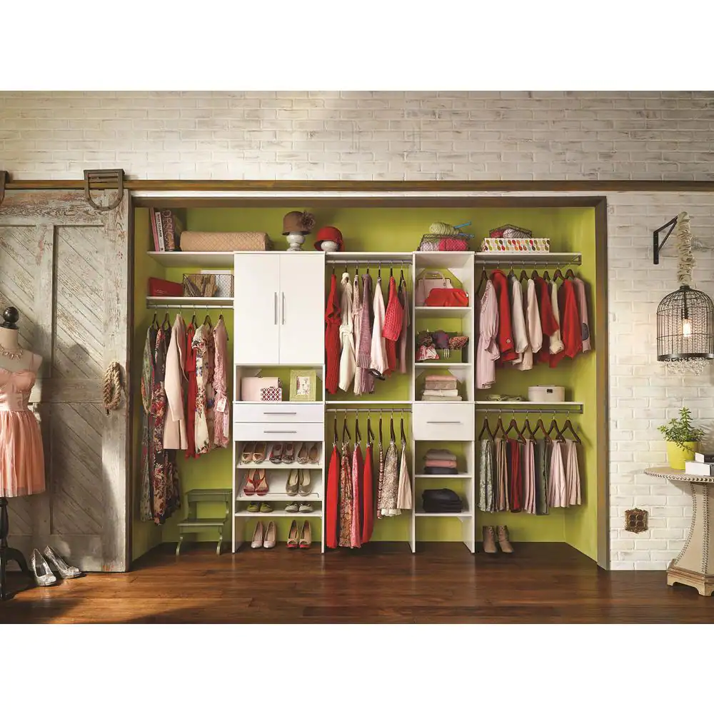 ClosetMaid Style+ 26.5 in. Satin Nickel Adjustable Hang Rod