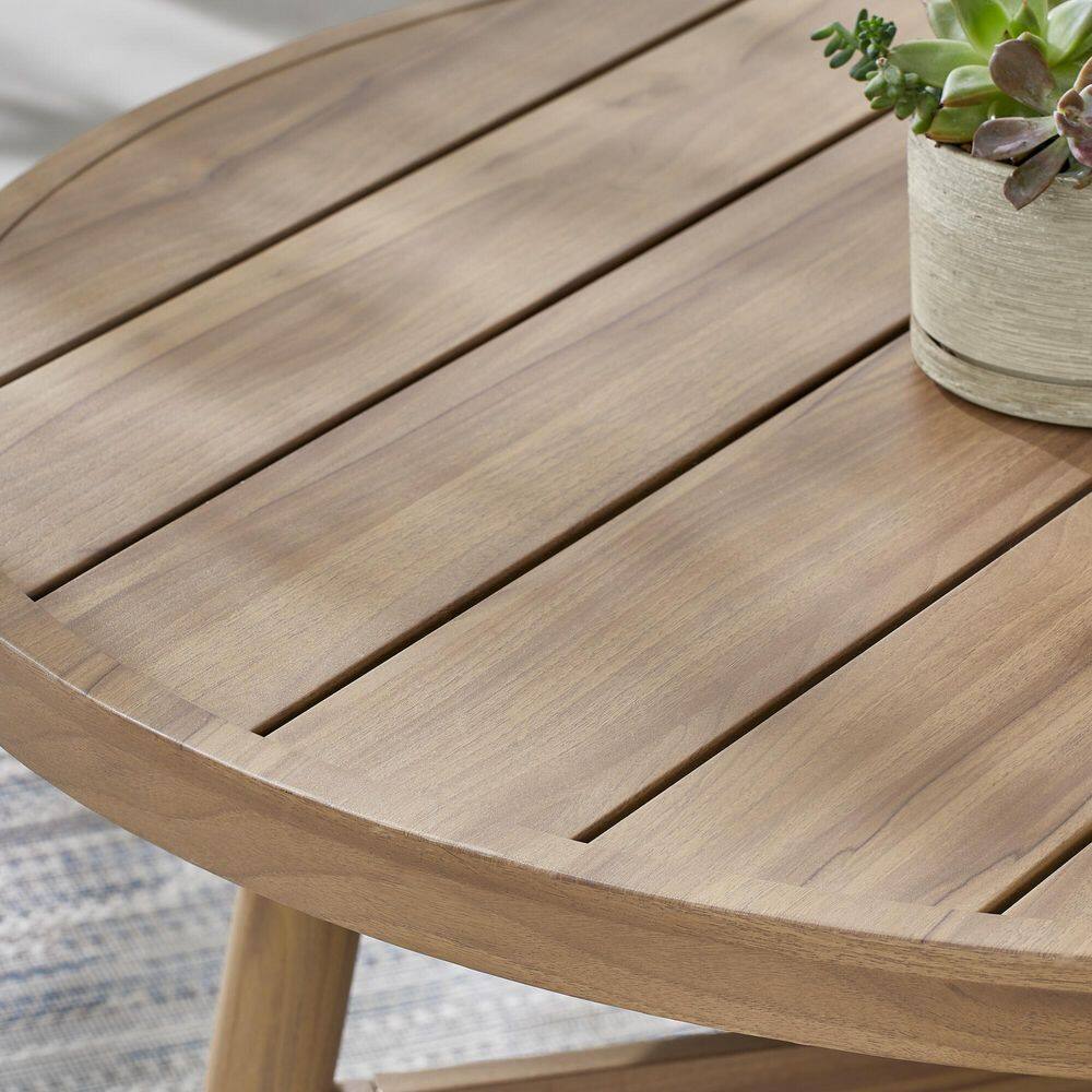 Hampton Bay Aspenwood 5-Piece Wicker Patio Chat Set with White Cushion