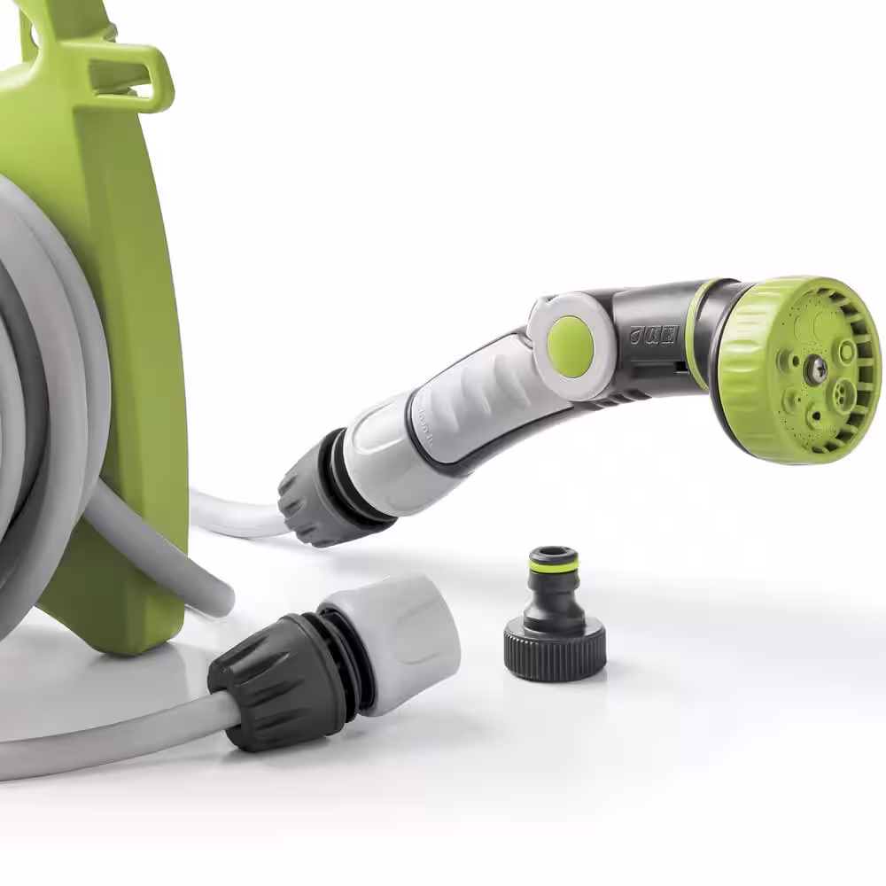 None 3/8 in. Dia x 33 ft. Hose with Hose Hanger Aqua Balcony