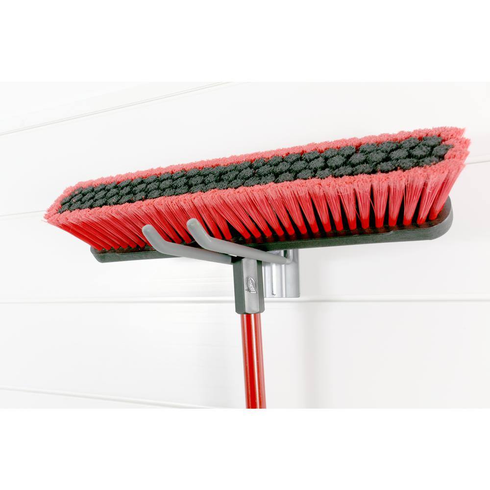 CROWNWALL Slatwall 55 lbs. 8 in. Locking Double Hook (3-Pack)