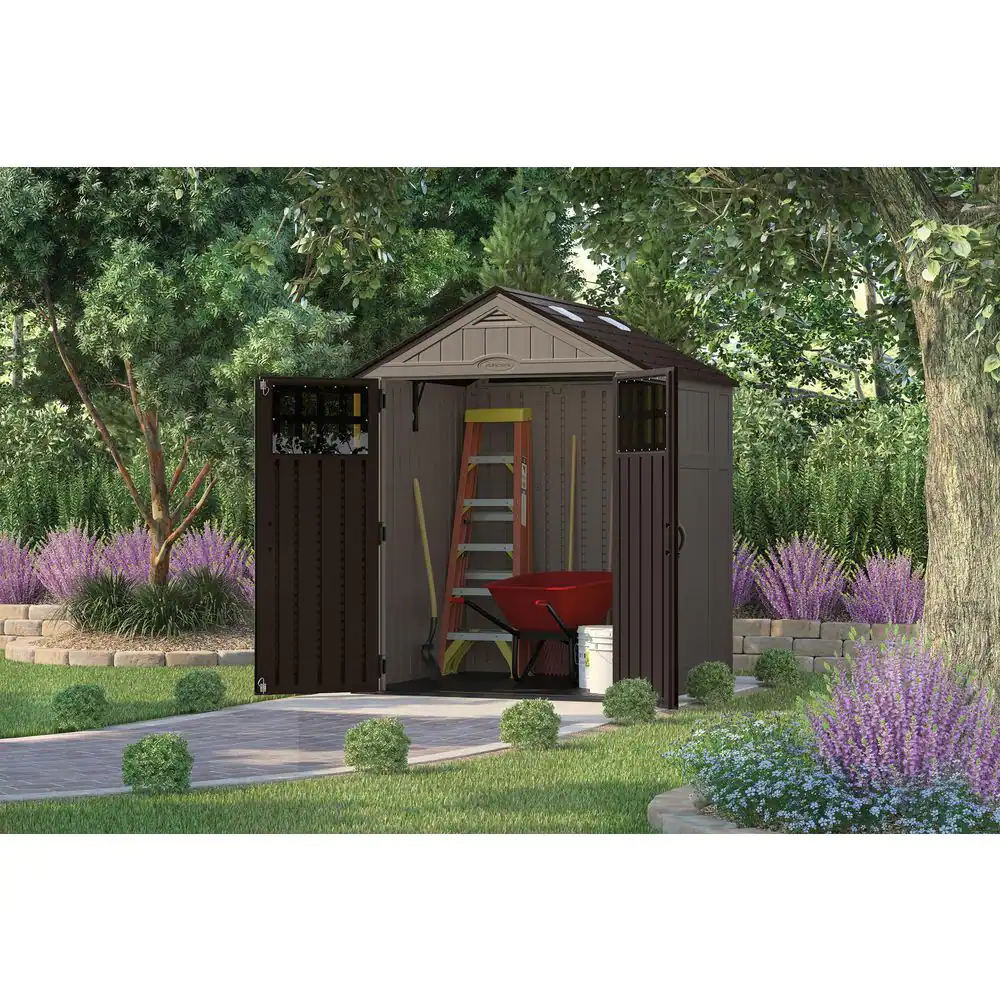 Suncast 6 ft. W x 5 ft. D Plastic Shed (34 sq. ft.)