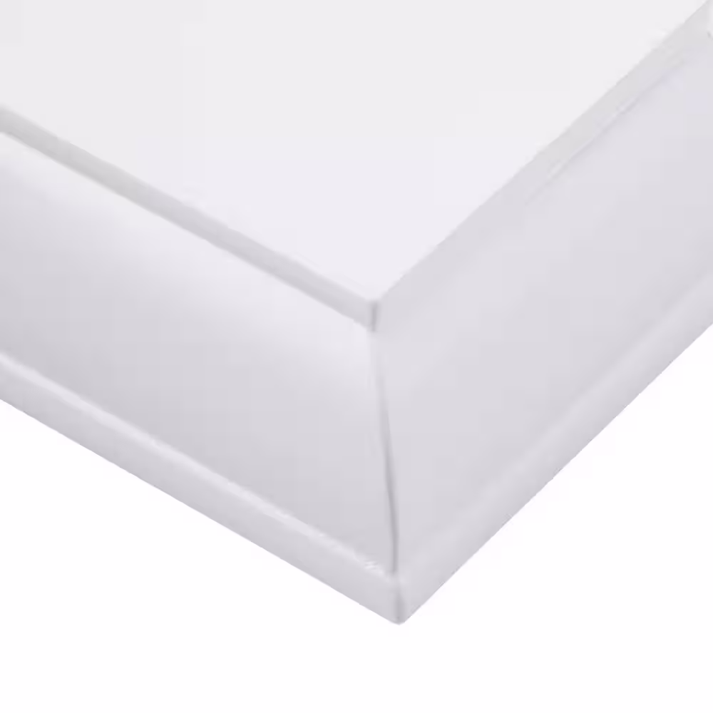 Home Decorators Collection 8 in. L x 1.75 in. H White Floating Ledge (2-Pack)
