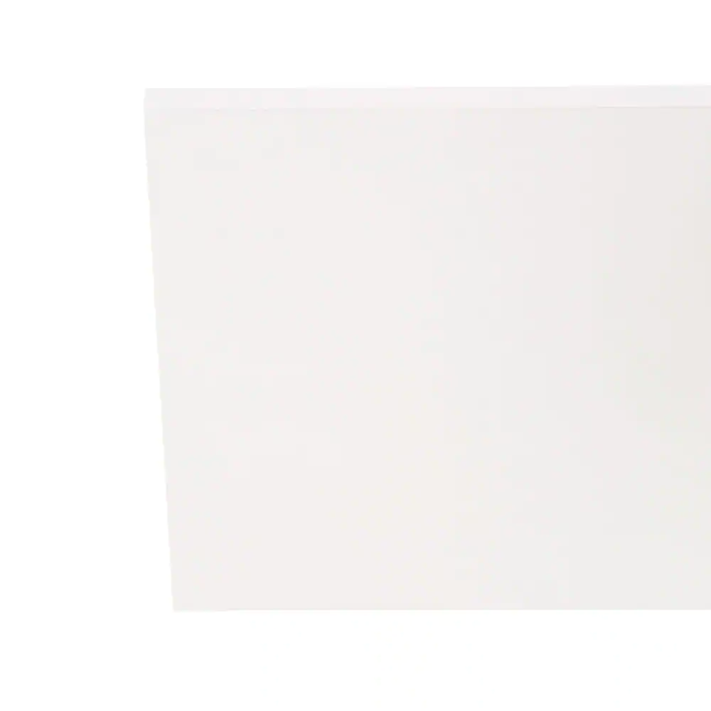 None White Melamine Wood Shelf 15.75 in. D x 97 in. L