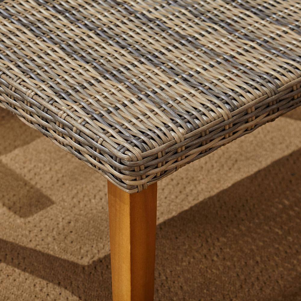 Noble House Hampton Natural 6-Piece Wood Patio Conversation Set