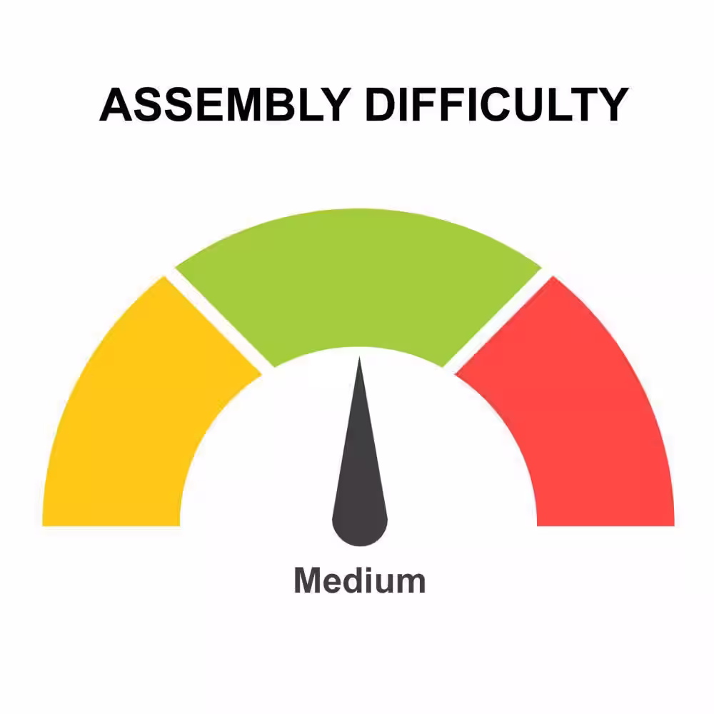 Benjara Brown and Black Metal Framed Ladder Style Coat Rack with Three Wooden Shelves