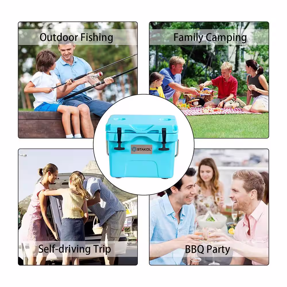 Costway 16 Qt. Food and Beverage Chest Cooler