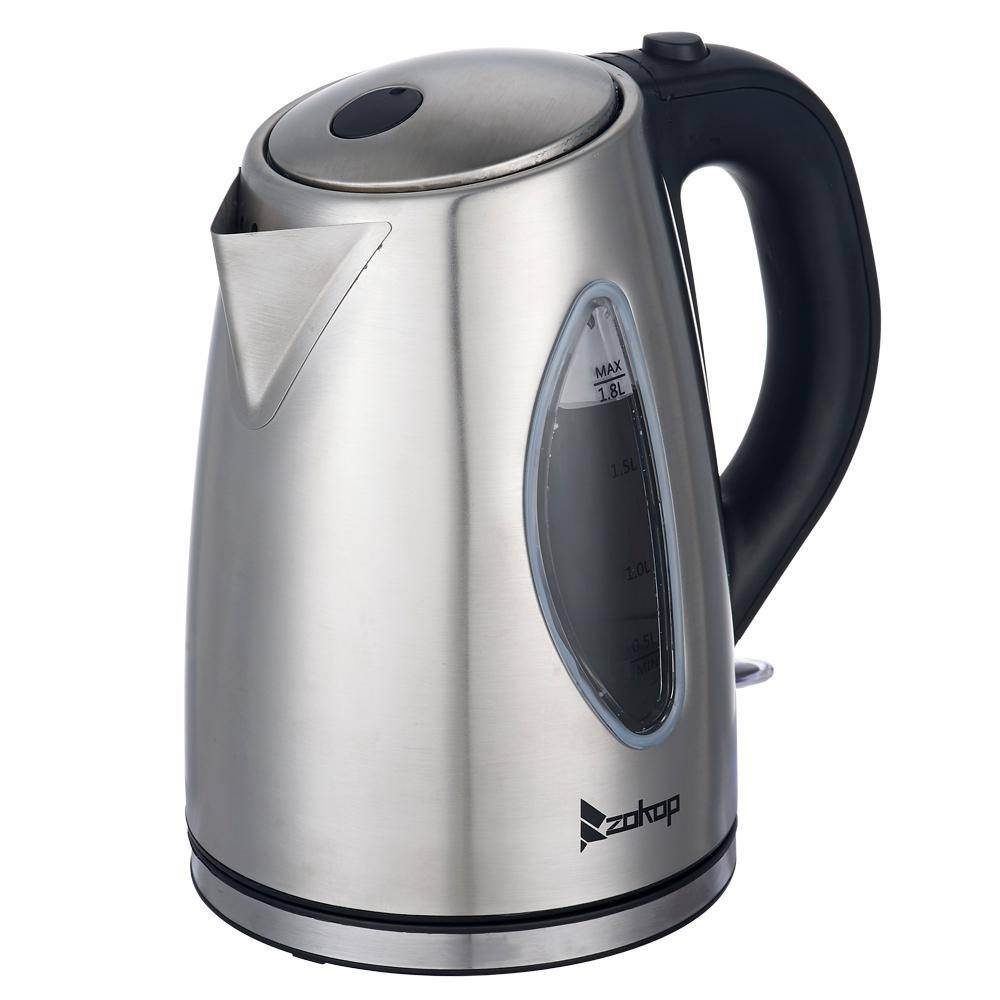 None 7.5-Cup Stainless Steel Electric Tea Kettle with Auto Shut-Off