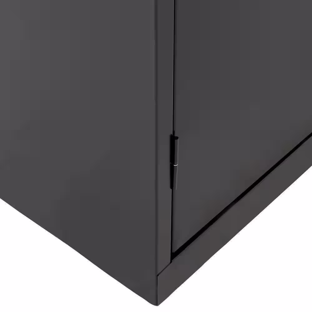 Sandusky Classic Series ( 36 in. W x 72 in. H x 24 in. D ) Wardrobe Steel Garage Freestanding Cabinet in Black