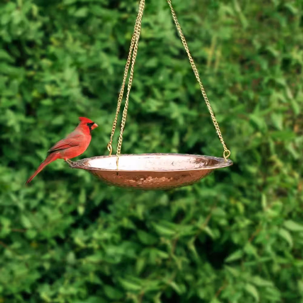 Good Directions Pure Copper 18 in. Hanging Bird Bath