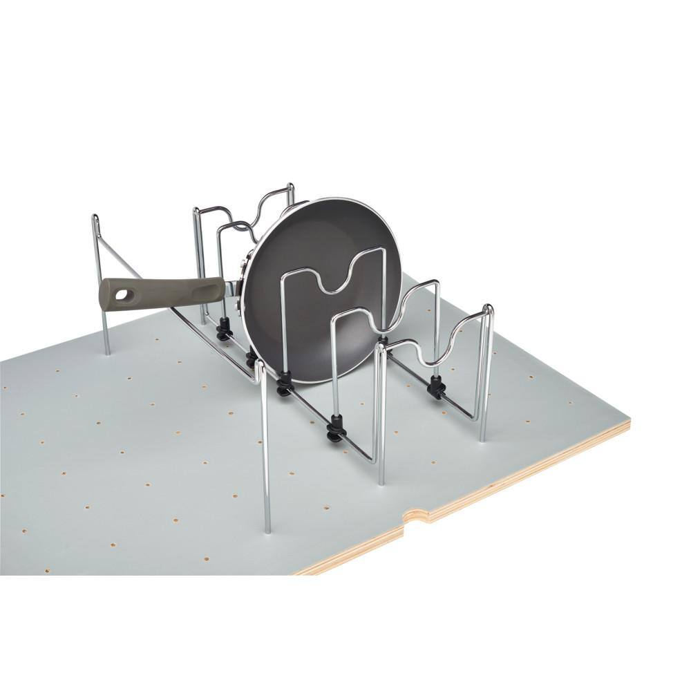 Rev-A-Shelf 6.62 in. H x 24.25 in. W x 21.25 in. D Small Cabinet Drawer Peg System Insert with Wood Pegs