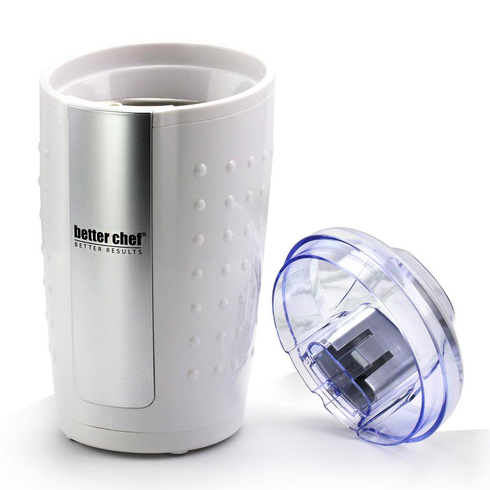 Better Chef 3.5 oz. White Blade Coffee Grinder