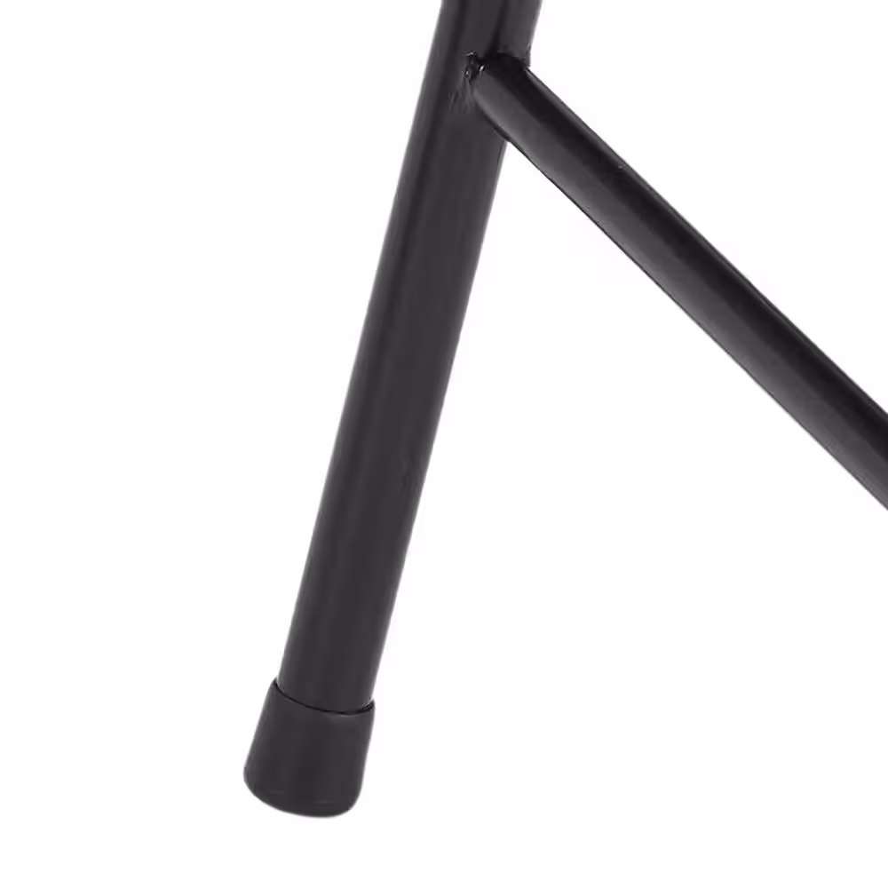 National Public Seating Black Metal Stackable Folding Chair (Set of 4)