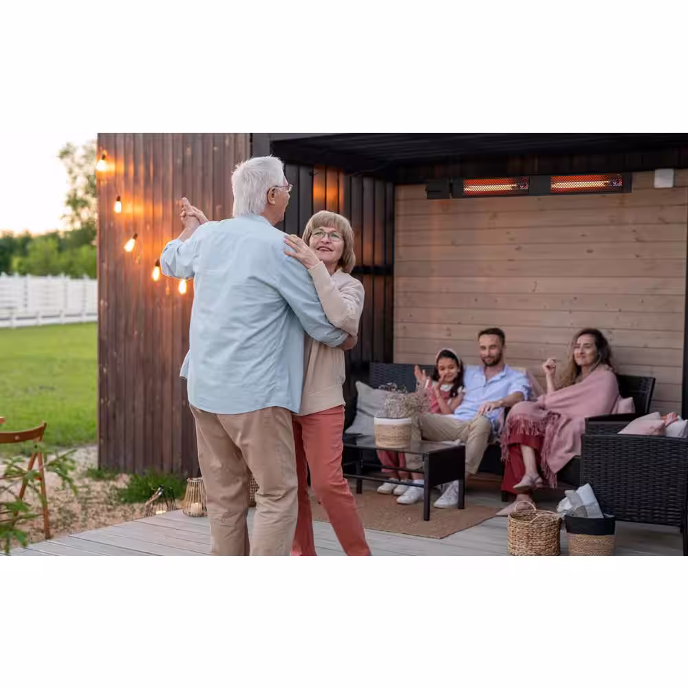 King Electric Electric RK Series 42 in. 240-Volt 3000-Watt Infrared Radiant Heater with Remote