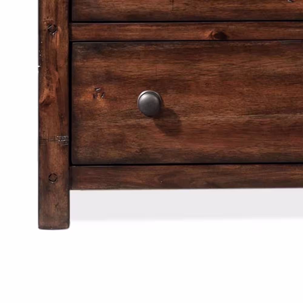 None Danner 6-Drawer Chestnut Dresser