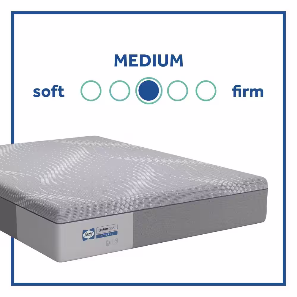 Sealy Paterson King Medium Firm Hybrid 12 in. Mattress